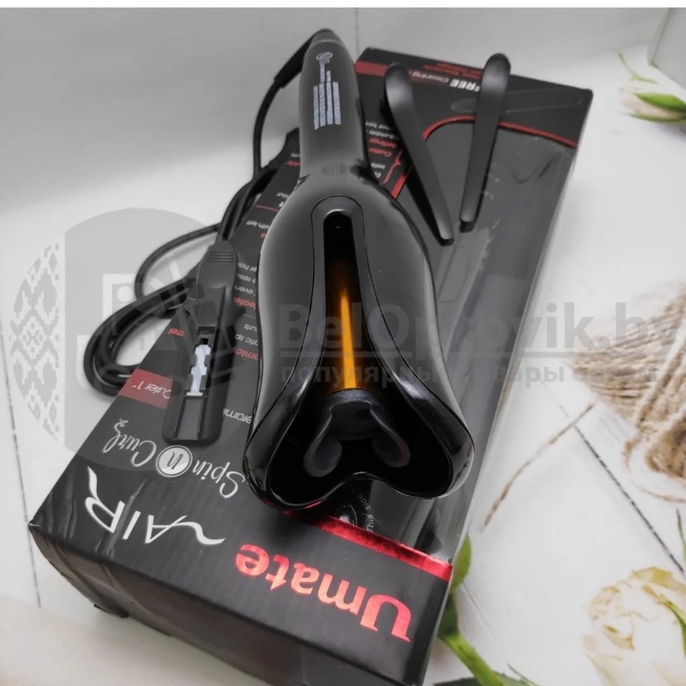 Umate Ceramic Rotating Curler LCD Digital Display Spin N Curl  NEW WITHOUT BOX